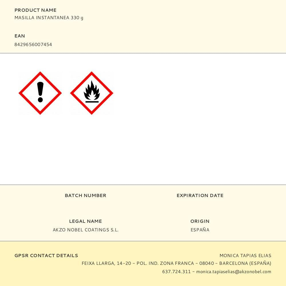 MASILLA INSTANTANEA 330 g
