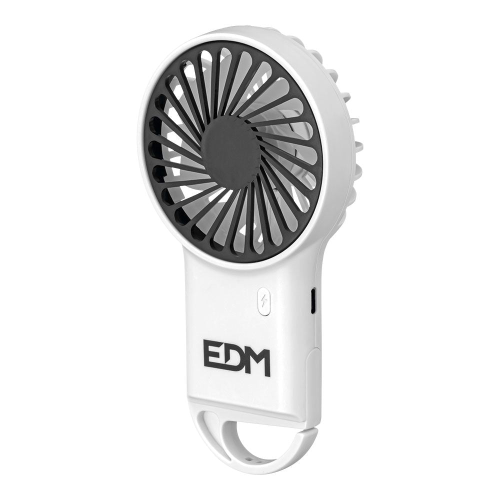 VENTILADOR DE MANO CON GANCHO