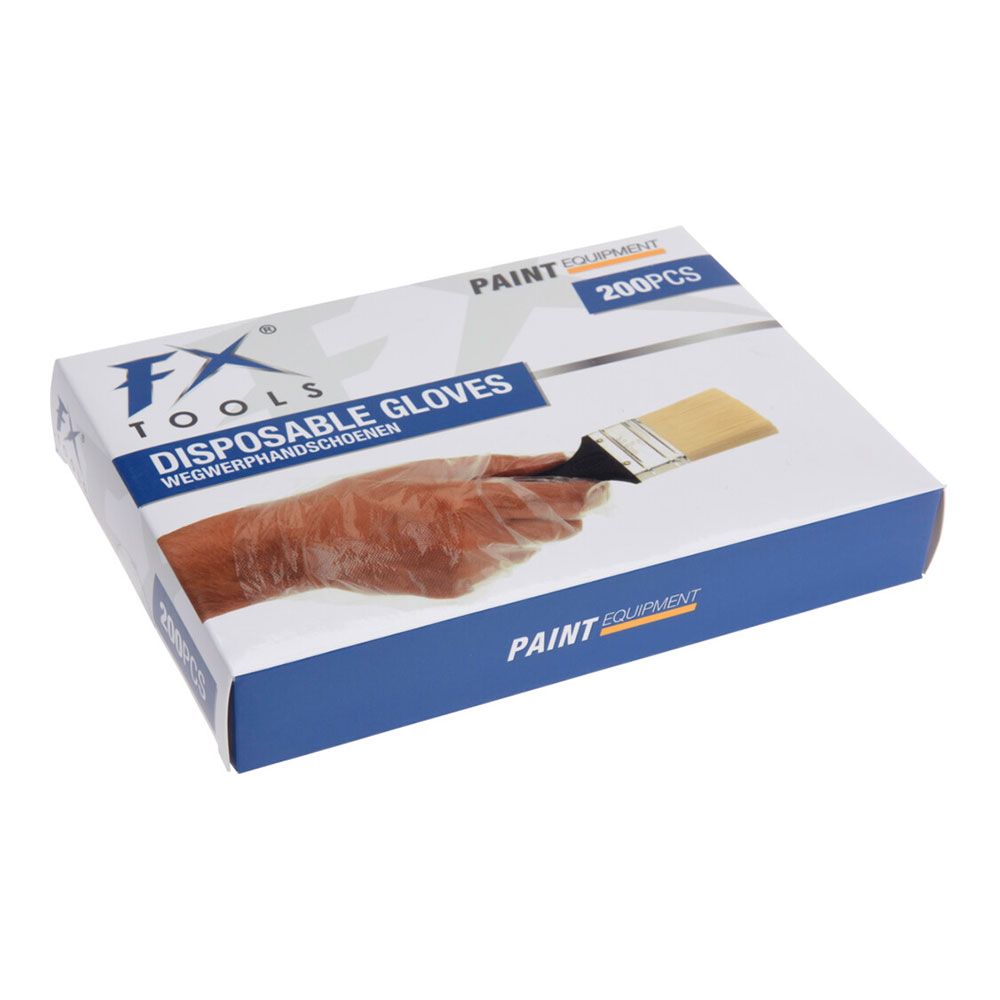 GUANTE POLIETILENO, DESECHABLE, TRANSPARENTE, CAJA 200 uds