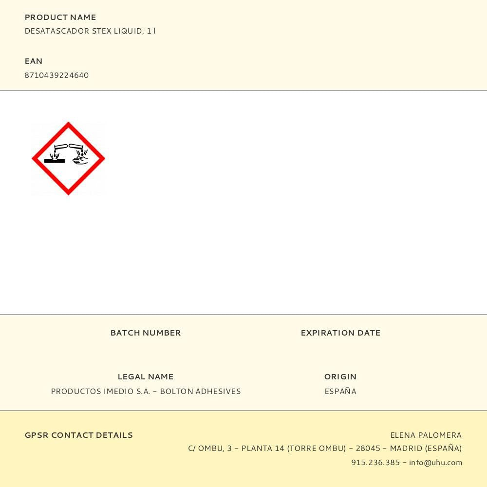 DESATASCADOR STEX LIQUID, 1 l